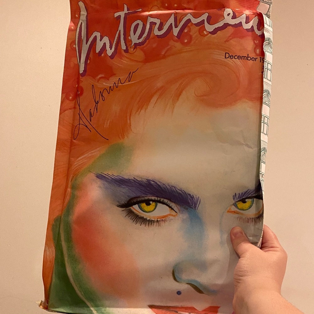 Madonna Gucci  Magazine Cover Art Tote - Colorful Portrait